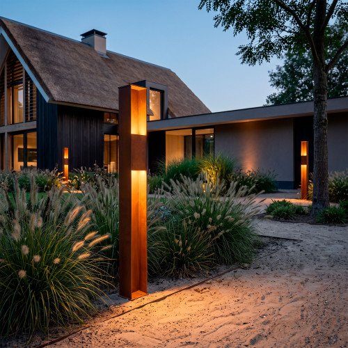 Buitenverlichting Ferro 115 tuinlamp cortenstaal