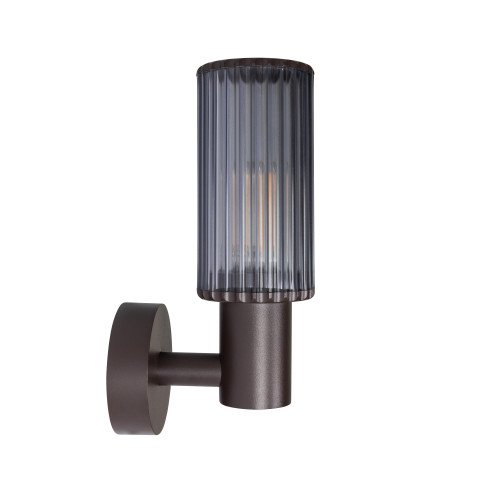 Buitenverlichting Sablon muurlamp zwartbruin