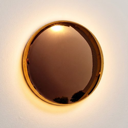 Binnenlamp Auris muurlamp brons modern LED