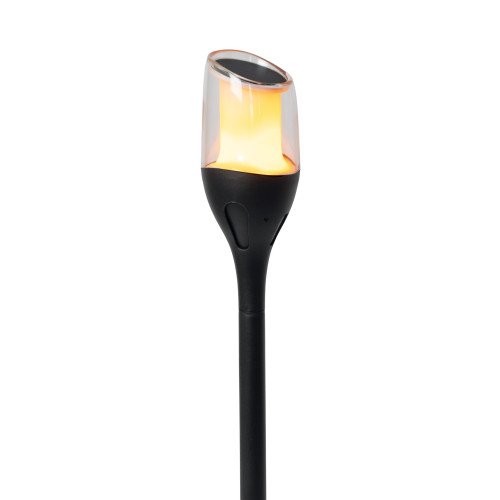 Buitenlamp Torch solar tuinlamp zwart modern