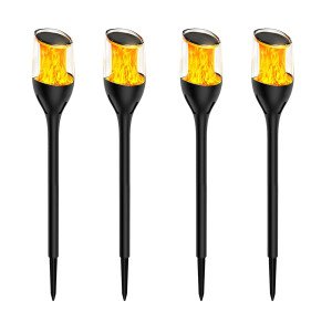 Buitenlamp Torch solar tuinlamp zwart modern