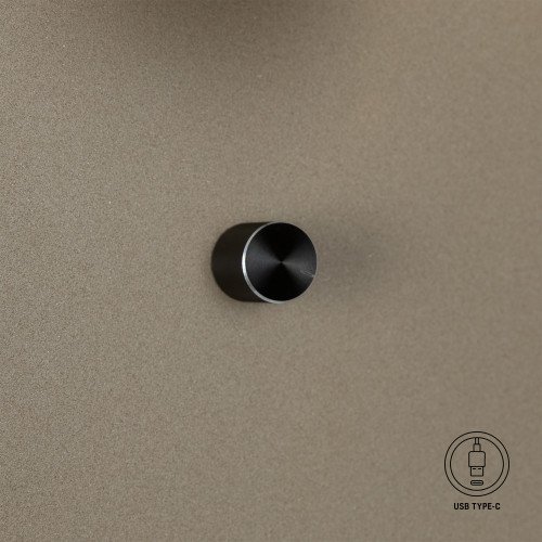 Binnenlamp Mila bedelamp zwart dimmer