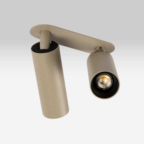 Binnenverlichting Vigo 2-lichts inbouwspot champagne
