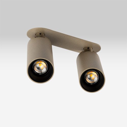 Binnenverlichting Vigo 2-lichts inbouwspot champagne