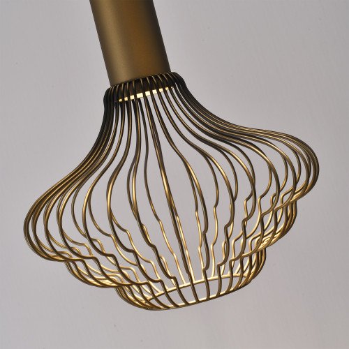 Binnenverlichting 8-lichts Asli zwart goud