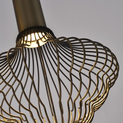 Binnenverlichting 8-lichts Asli zwart goud