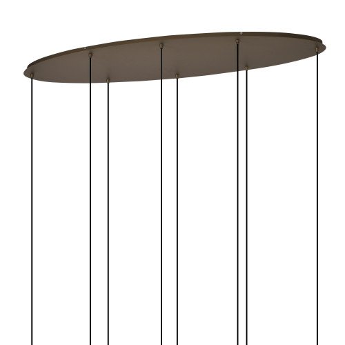 Binnenverlichting 8-lichts Asli zwart goud