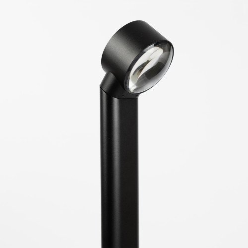 Buitenlamp Scope tuinlamp zwart aluminium bolle lens