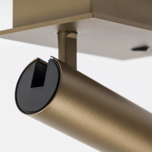 Binnenverlichting Elias bedlamp brons richtbaar