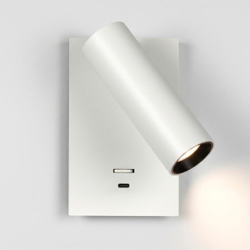 Binnenverlichting Elias bedlamp wit richtbaar