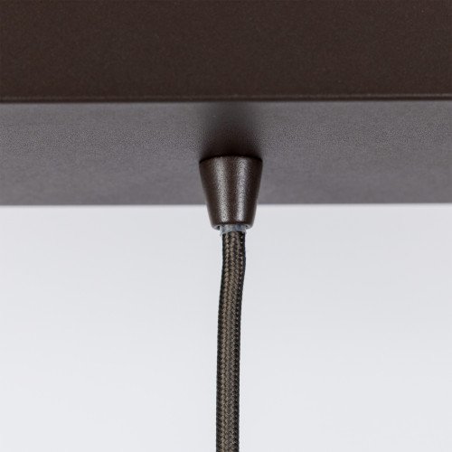 Binnenverlichting Nura 5 lichts hanglamp greige modern