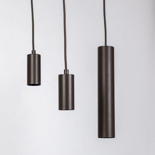 Binnenverlichting Zari 3 lichts hanglamp greige modern