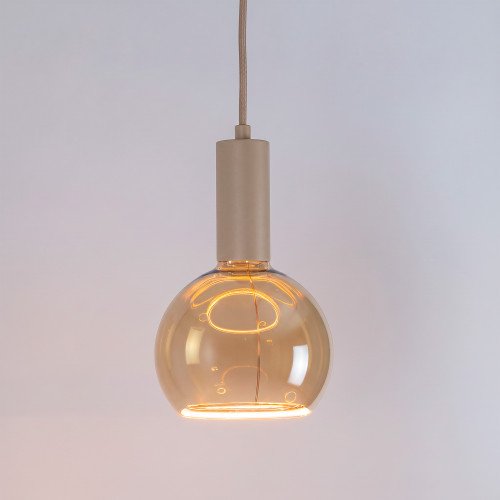 Binnenverlichting Zari 3 lichts hanglamp zand modern