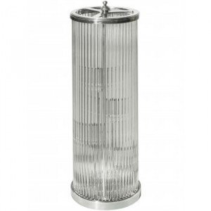 messing lamp in de kleur antiek nikkel met een GU10 fitting