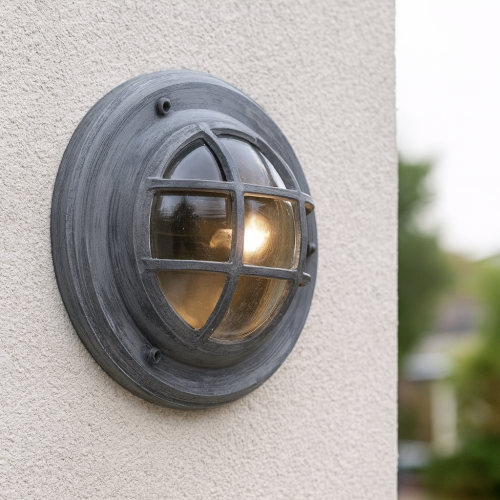 messing lamp in de kleur antiek groen messing met een E27 fitting