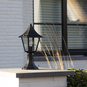 KS Verlichting Livorno sokkel staande lamp poerverlichting zwart klassieke lamp buitenlamp KS Verlichting Livorno sokkel staande lamp poerverlichting zwart klassieke lamp buitenlamp