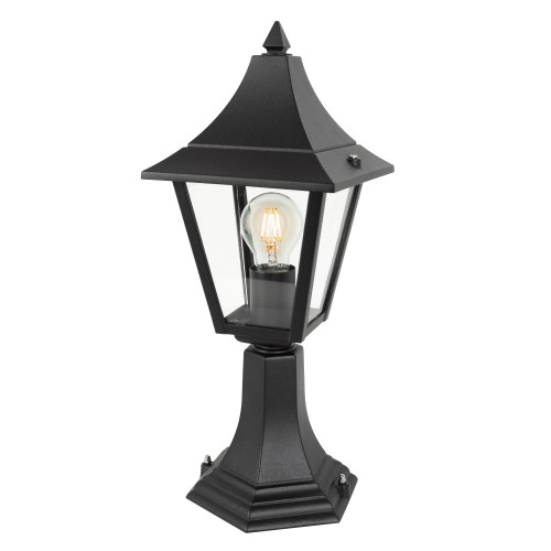 KS Verlichting Livorno sokkel staande lamp poerverlichting zwart klassieke lamp buitenlamp