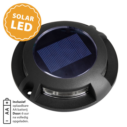 grondspot - Solar LED Decklight - solarlamp - zonne energie spot - Nostalux
