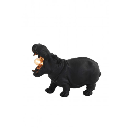 Tafellamp Hippo zwart