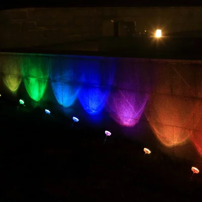 NATPOW Slimme RGB-tuinspots – 6 Stuks, Bluetooth-app, 16M Kleuren, 12 Modi, IP65, Timer – Voor Tuin, Pad, Gazon Of Zwembad