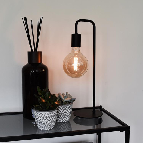 Tafellamp met E27 zwart