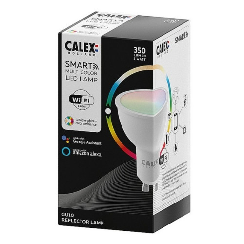 Calex smart wifi instelbare gu10 lichtbron.