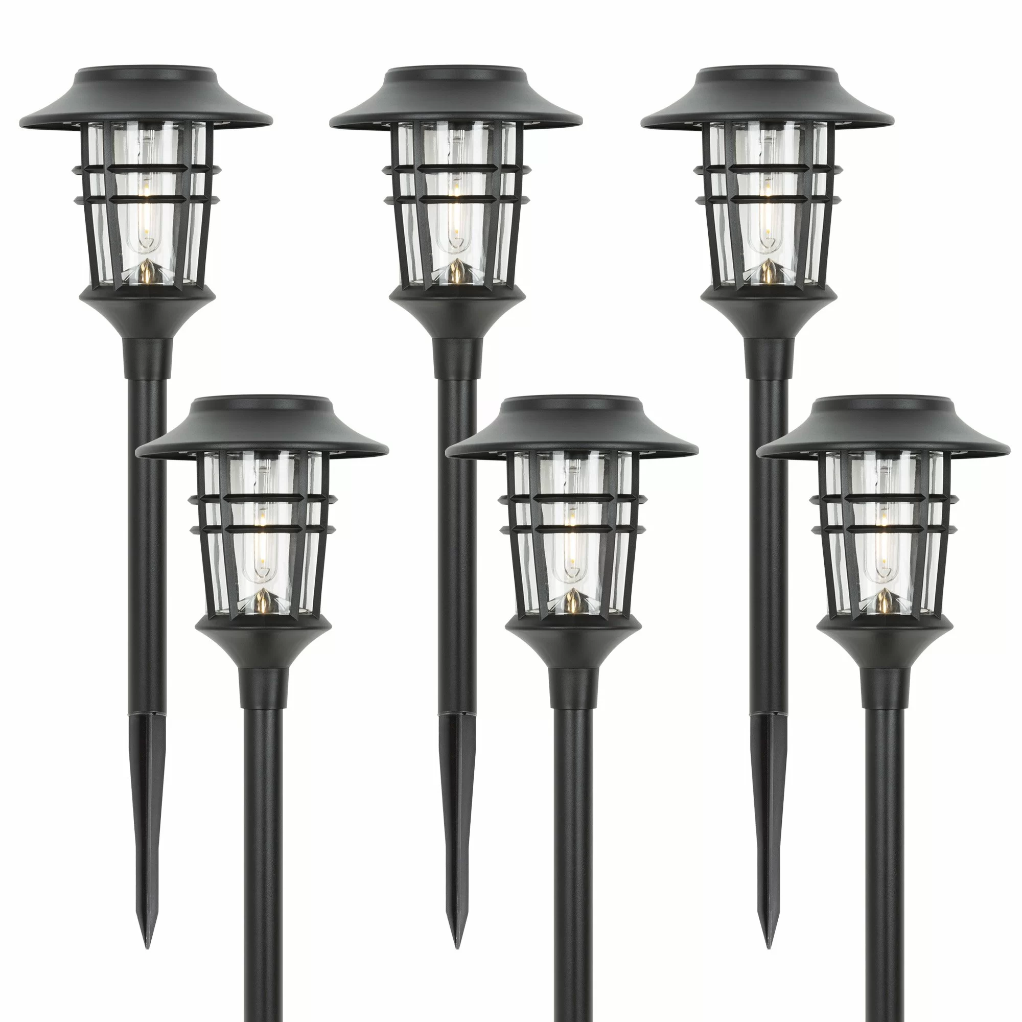 Flintronic Vervangende zonnelampen, zonnepaneel, lantaarn, reservedeksel, 4 stuks reservelamp voor lantaarn, 8 cm, vervanging voor zonnedeksels voor