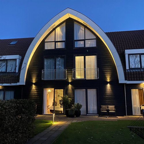 buitenverlichting, wandspot Flash, up en downlighter met stijlvolle antraciet finish, moderne wandverlichting, gevelverlichtig Up & Down van het merk KS Verlichting