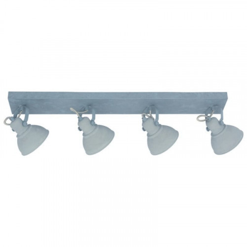 Industriële Vintage Santo 4-lights plafondlamp grijs, GU10