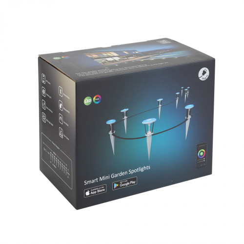 Slimme minituinspot Bluetooth, 9 stuks