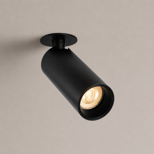 Binnenverlichting Vigo inbouwspot zwart aluminium