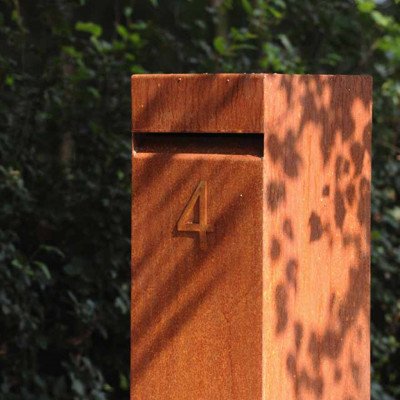 Brievenbussen corten Brievenbussen corten