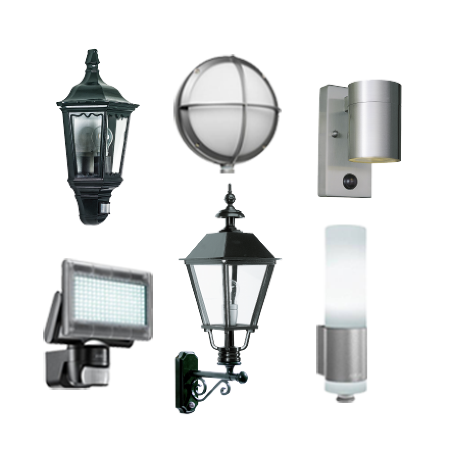 Buitenlamp met Sensor NOSTALUX Sensor Buitenverlichting