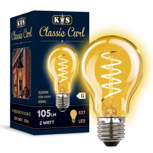 LED lamp KS Classic Curl- 2 Watt - 105 Lumen