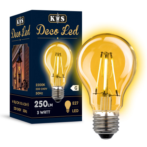 Deco Led 3W- E27  - Lichtbronnen