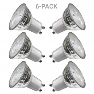 6-pack GU10 LED COB GLAS 6-pack GU10 LED COB GLAS