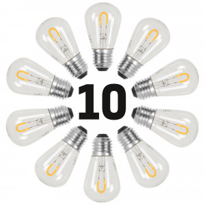 LED Feestverlichting 10 x 1 Watt - 10 helder LED Feestverlichting 10 x 1 Watt - 10 helder