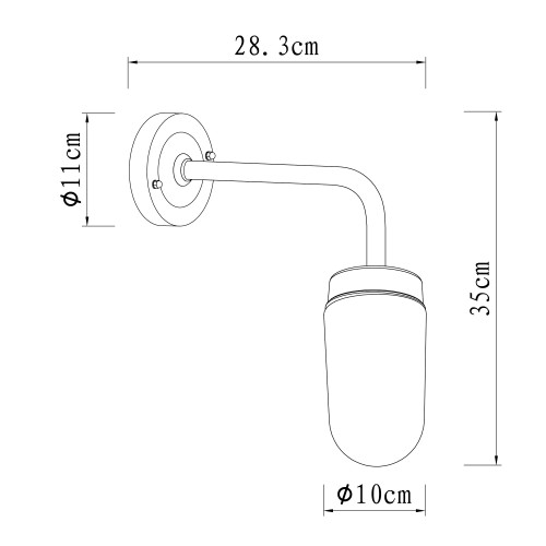 Buitenlamp Genius Dag Nacht sensor LED Schemersensor