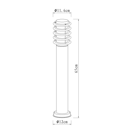 Soll 2 RVS Tuinlamp (7039) - KS Verlichting - Tuinlampen