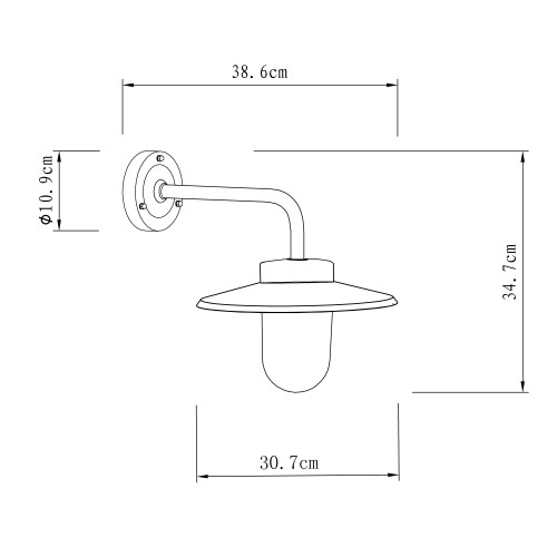 Buitenlamp Vita Dag Nacht sensor LED Schemersensor