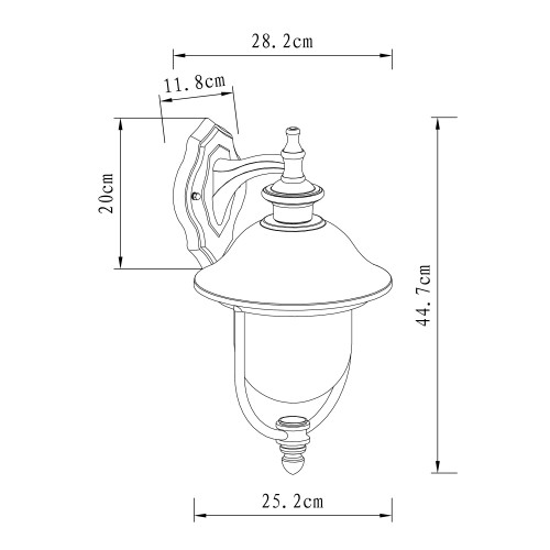 Bologna hang (7419) - KS Verlichting - Buitenverlichting Rond