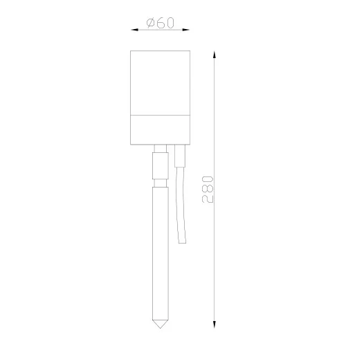 Tuinspot LED pin met gu10 fitting de ideale tuinspot met grondpin snoer en stekker zeer gebruiksvriendelijk de ideale tuinspot van KS Verlichting