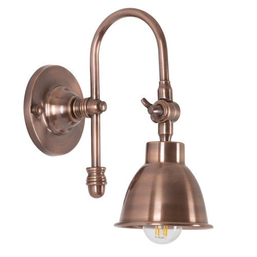 Nostaluce Wandlamp Koper Pasco wandlamp - muurlamp - lampen | Nostalux.nl