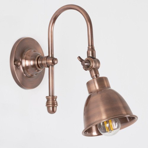 Nostaluce Wandlamp Koper Pasco wandlamp - muurlamp - lampen | Nostalux.nl