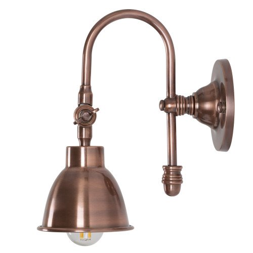 Nostaluce Wandlamp Koper Pasco wandlamp - muurlamp - lampen | Nostalux.nl