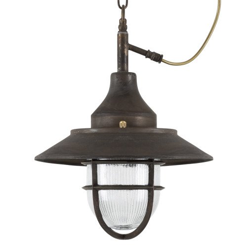 veranda verlichting - Navy Kettinglamp Dark Brass (7729) - KS Verlichting - Stoer & Industrieel - Nostalux