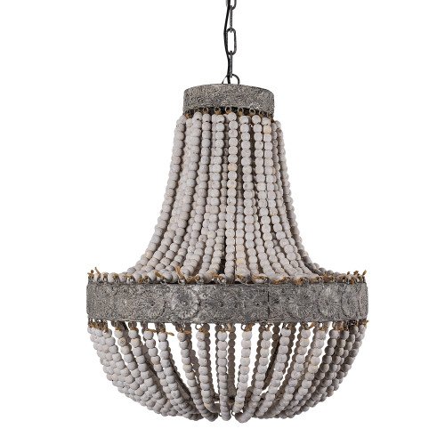 Kralen Hanglamp / Kroonluchter Zion met wifi led