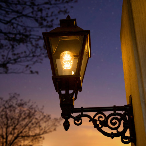 Muur lantaarn Katwijk M antraciet