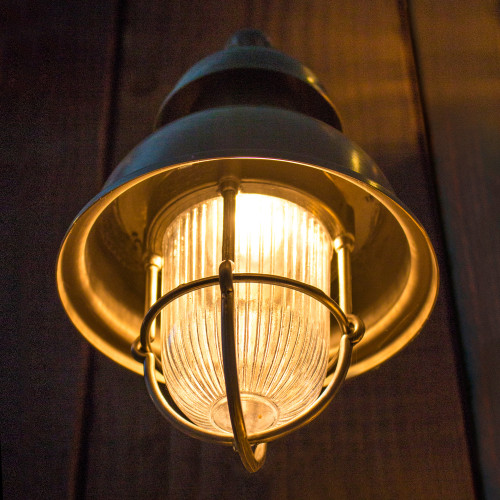 Scheepslamp antiek zilver Wharf