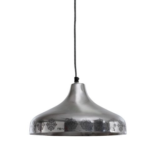 Koop de Alu Shiny Flat L hanglamp Ø28 cm – moderne, zilveren aluminium lamp met E27 fitting. Geschikt voor keuken, hal of woonkamer. Bestel online bij Nostalux!